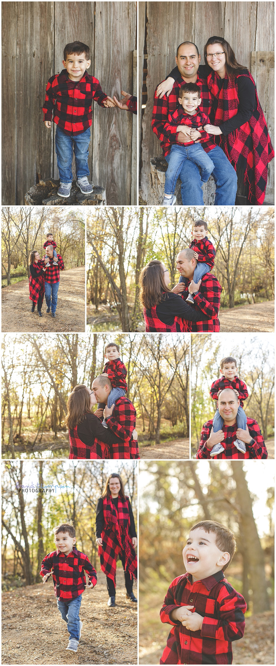 outdoor fall family session at parker rose garden, by plano family photographer